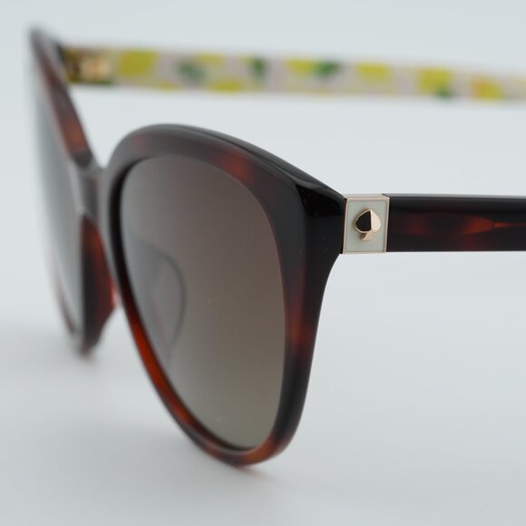 Kate Spade AMBERLEE/S 01NR HA Sunglasses Havana Cat Eye Frame, Brown Lenses main image 5